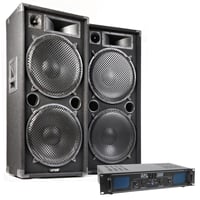 uitspraak Shetland ongeluk SkyTec Complete 500W PA DJ Set met Luidsprekers en zwarte Versterker kopen?