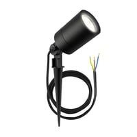 IP65 - LED Prikspot - Aluminium  - 1 Meter Kabel - GU10 Fitting - Zwart