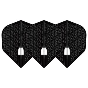 L-Style Champagne L3 Shape Dimple Black Darts Flights