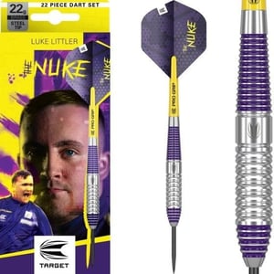 Target Luke Littler Brass Sæt 22 Stykker - Dartpile