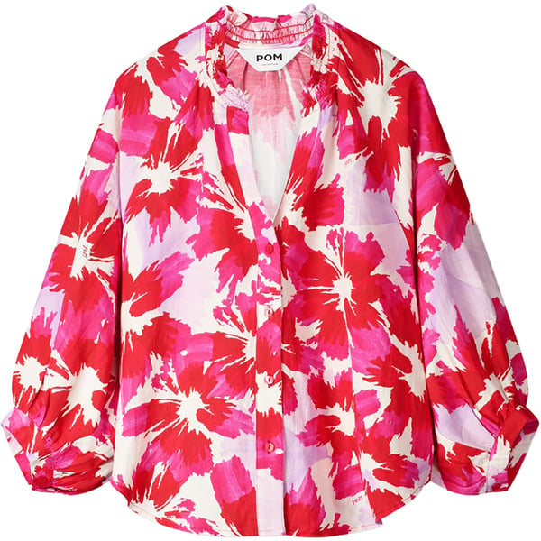 Blouse Bubble Bloom Linnen Multi