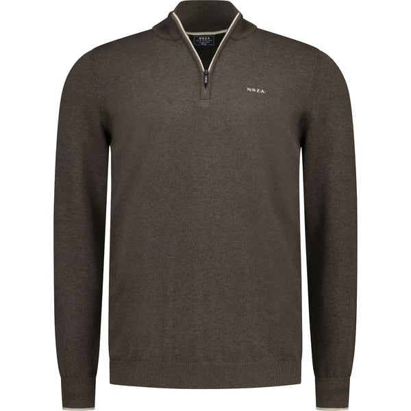 Trui Half-zip Bruin