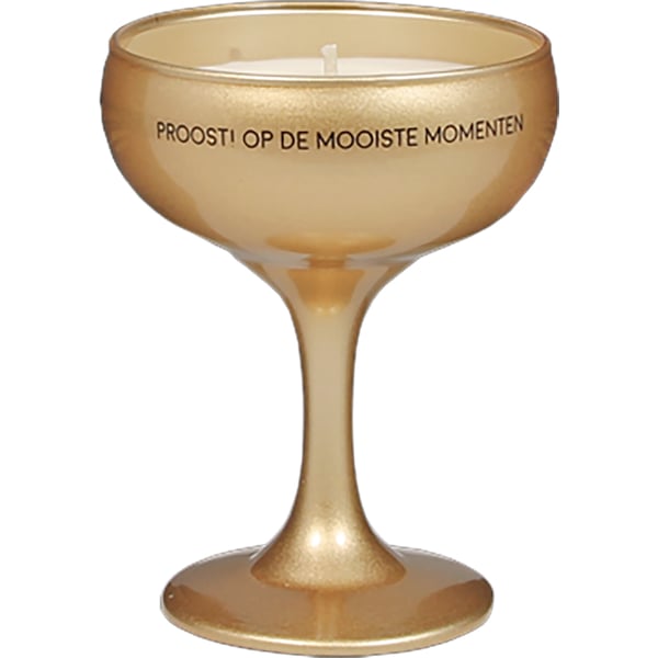 SOY CANDLE - PROOST! OP DE MOOISTE MOMENTEN Goud
