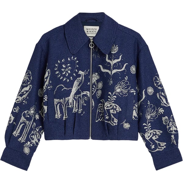 Jas Jacquard Navy