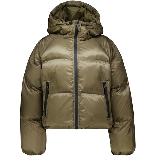 Jas Emma Dons Puffer Kort Donker Bruin