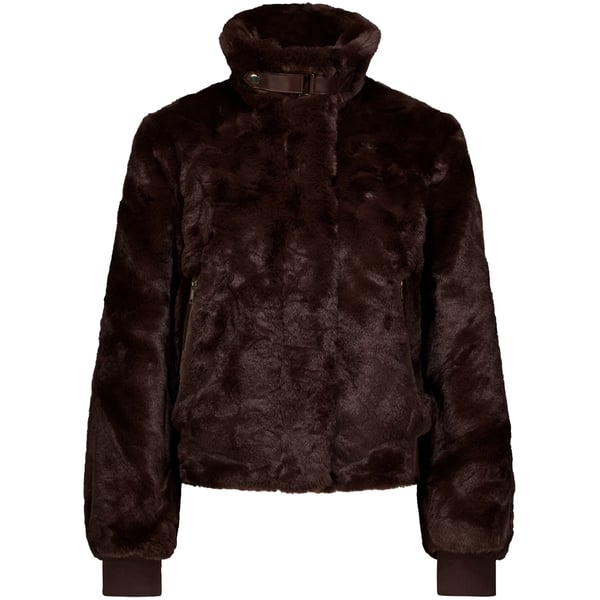 Jas Ambra Faux Fur Bruin