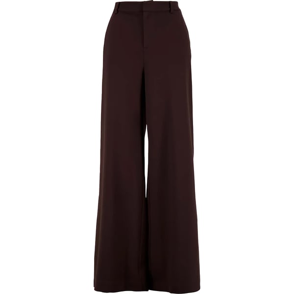 Broek met stretch Bruin