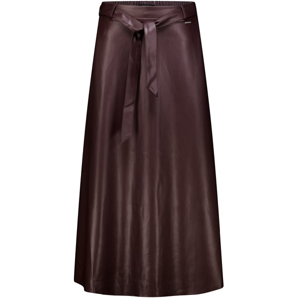 Rok Chelsea Faux leather with belt Bordeaux Rood