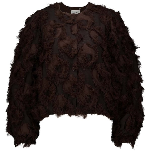 Vest Alm Fancy Bruin
