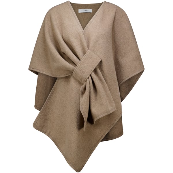 Poncho Marwa Taupe