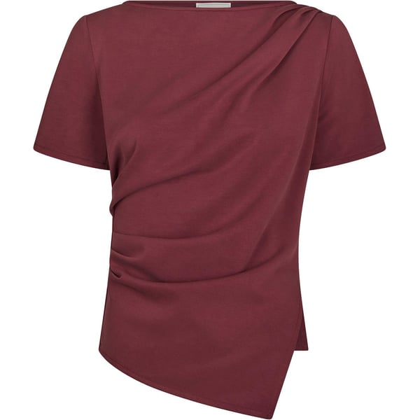 Top Rasmine Soft Bordeaux Rood