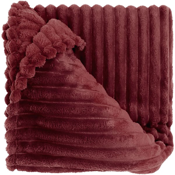 Plaid Lex 150 x 200 cm Bordeaux Rood