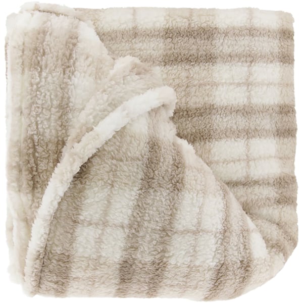 Plaid Alix 150 x 200 cm Taupe