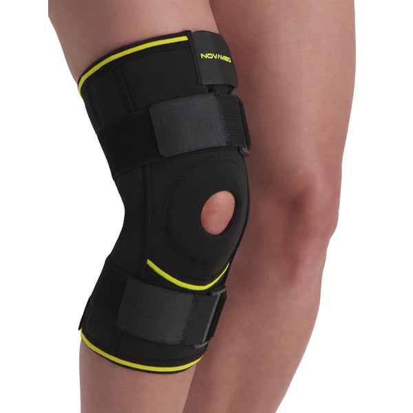 Novamed Leichte Kniebandage mit Gelenkschienen