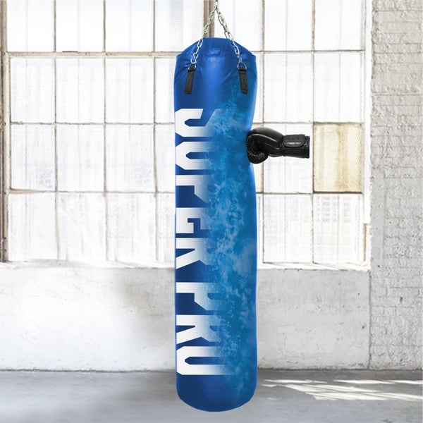 Super Pro Water-Air Punchbag 100 cm blauw