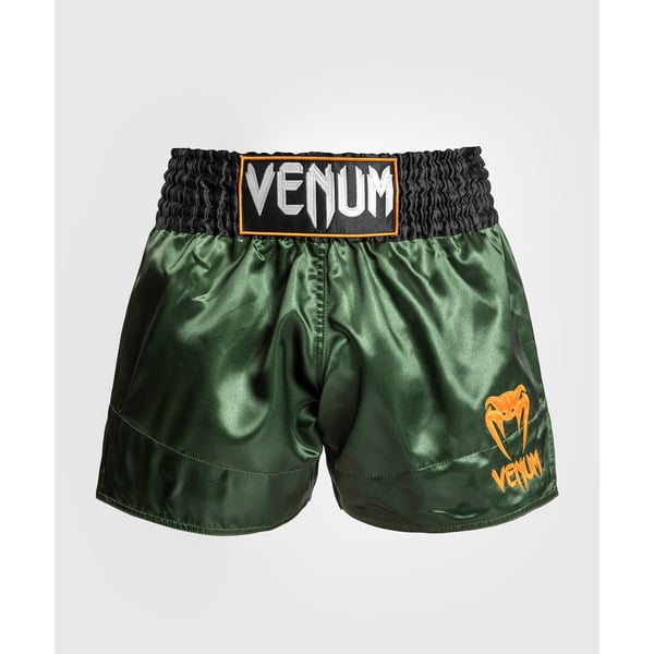 Venum Classic Muay Thai Short - Groen/Zwart/Goud-S