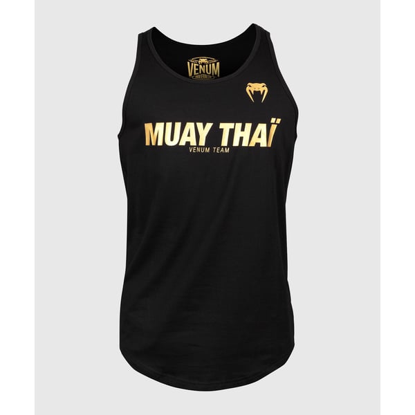 Venum Muay Thai VT Tank Top - Zwart/Goud - L